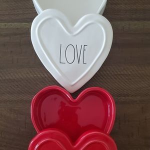 Two Brand new Rea Dunn Love Heart Boxes